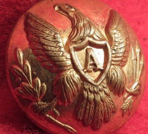 US Artillery Coat Button